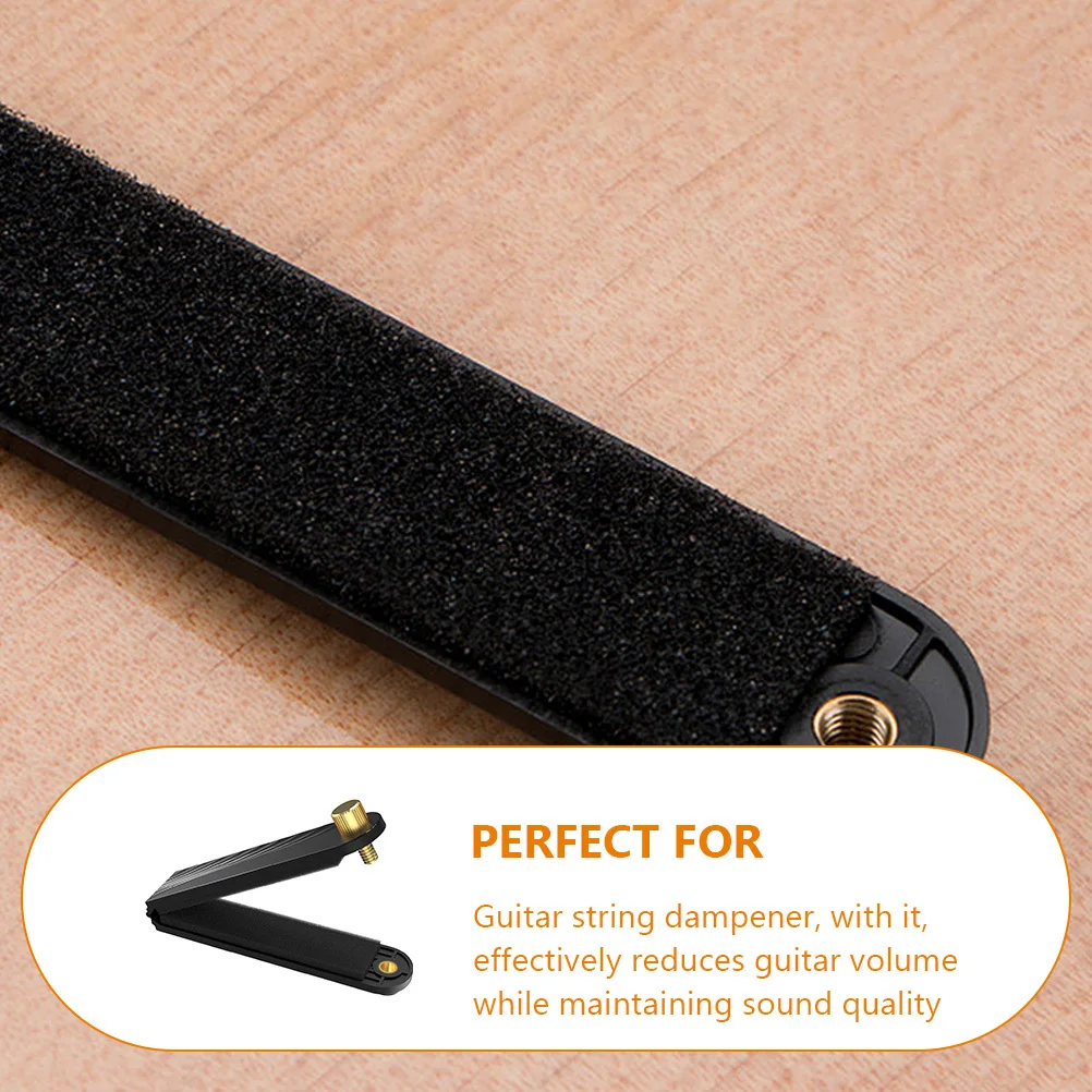 

Guitar String Dampener Metal For Electric Bass Acoustic Instruments Accessories Lightweight Portable Mute Tool Quiet Practice