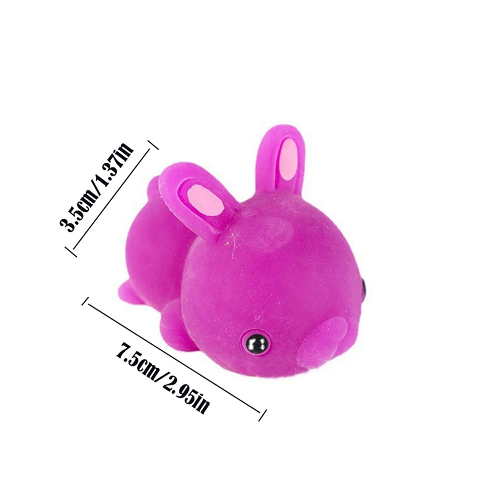 5Pcs for Kids Random Large Size 3inch Kawaii squishies Mochi Animals Stress Reliever Anxiety Gifts Rabbit Toys Party Favors with