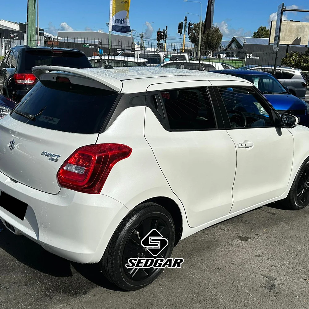 For 2018 19 2020 Suzuki SWIFT Hatchback Original Style High Quality ABS Plastic Gloss Black Roof Spoiler Trunk Boot Wing Spoiler