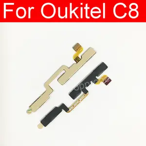 Bilashmart Power On Off Button Volume Key Flex Cable FPC OUKITEL C8 4G MTK6737 Quad Core Power Volume Flex Ribbon Replacmenet Parts