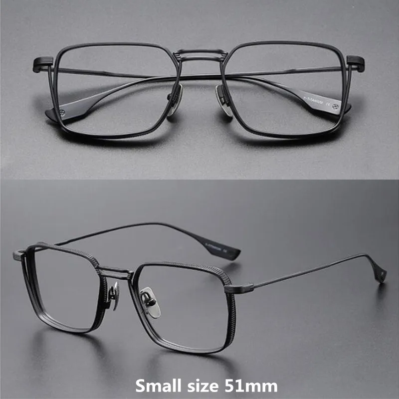 Pure Titanium Glasses Frame Fashion Men Women Optical Glasses Frames Men myopia Eyeglasses Optical mirror glasse DLX125