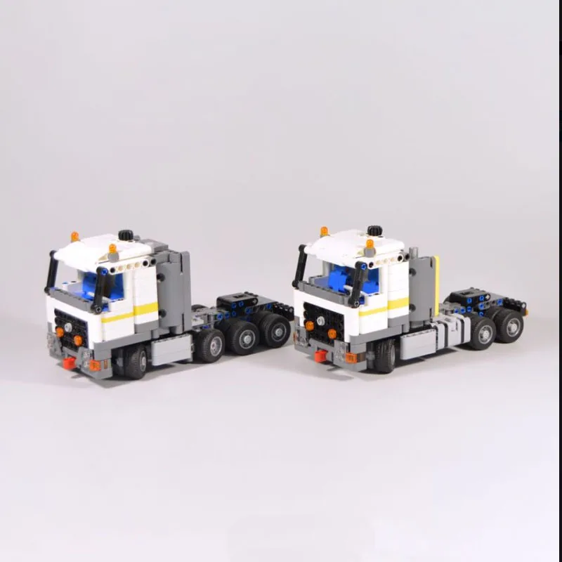 MOC-43975 6x4 Tractor with Ballast trailer Building Blocks birthday gifts for Kids and Adults DIY toys  car 1025 pcs Blocks