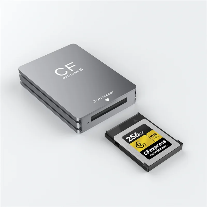 A13E-Cfexpress Type B Card Reader USB3.2 Gen2 10Gbps Cfexpress Reader Memory Card Adapter With USB C To USB C/A Cable