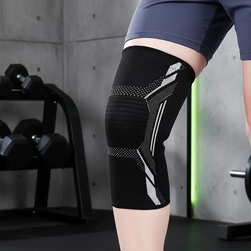 Knee Brace/Knee Support With Anti-Slip Silicone Thick And Soft Fabric Protects And Reduces Knee Pain During Exercise