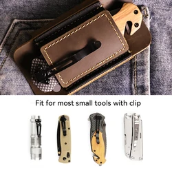 1pcMen's Casual Retro Leather Knife Case Outdoor Tactical Knife Case, Suitable For Outdoor Camping use,Top LayerCowhide