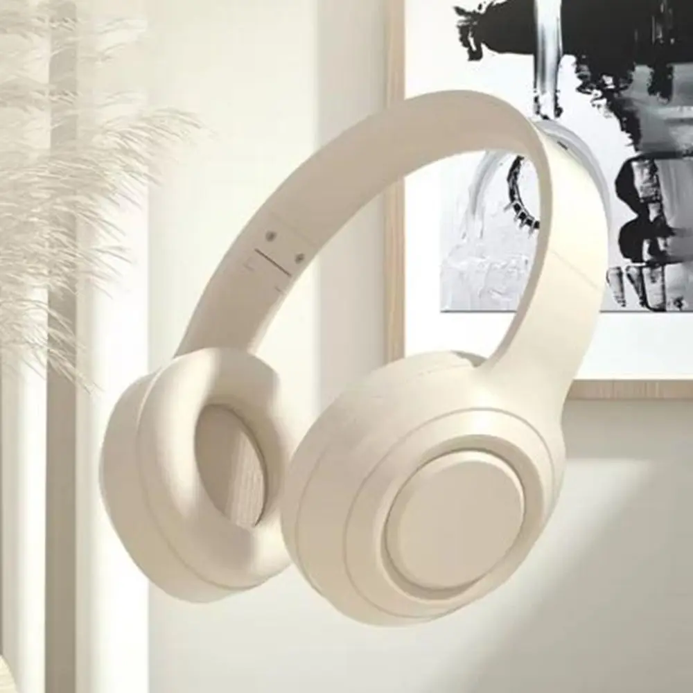 Bluetooth 5.3 Wireless Bluetooth Headphones Adjustable Headband Foldable Design Wireless Headset Noise Reduction HIFI Stereo