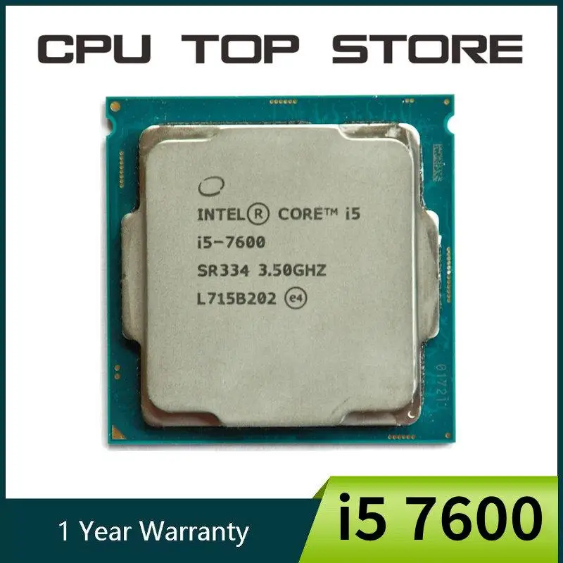 Go! Intel Core i5 7600 3.5GHz Quad-Core Quad-Thread CPU Processor 6M 65W LGA 1151