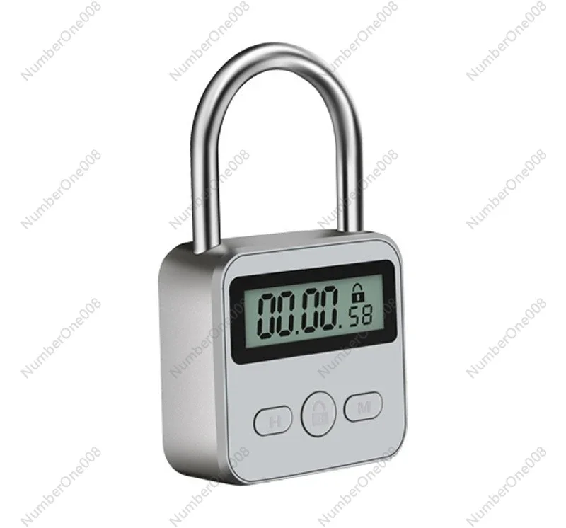 Metal Timer Lock Electronic Time Control Device Habit Prevention Tool Self Control Training Aid