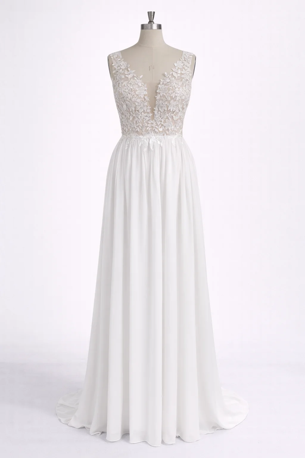 Modern Wedding Dresses 2026 V Neck Lace Appliques Backless Beach Boho Bridal Dresses Women's Duabi Brides Dress Customized image 4