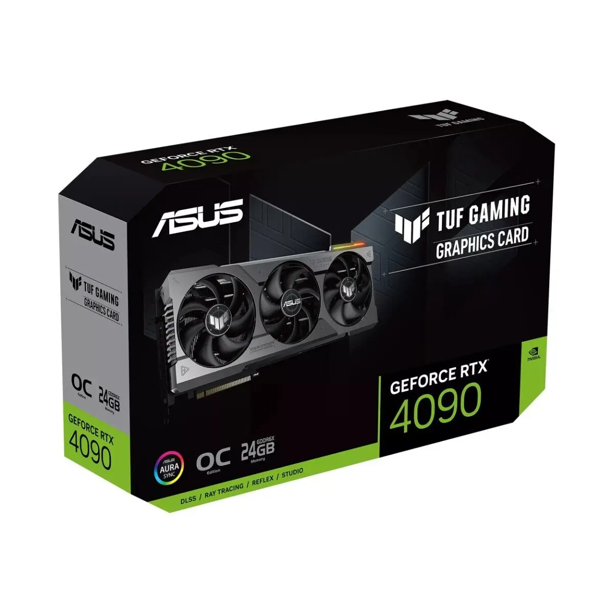 Beli 2 Dapatkan 1 gratis TuUF-RTX4090-O24G-GAMING grafis Edisi OC RTX 4090 Gaming Force ASUS TUF