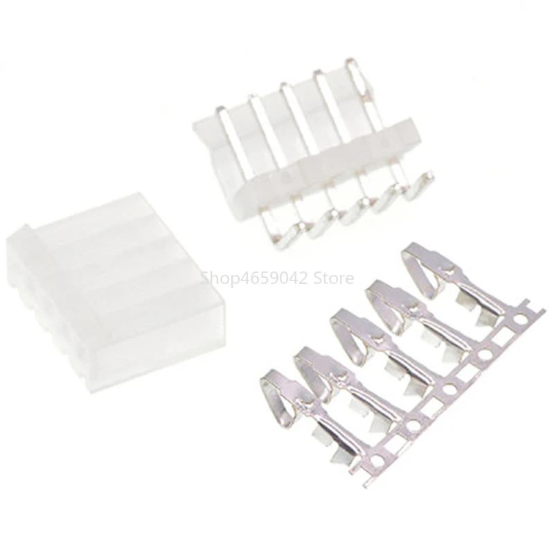 10sets CH3.96 3.96mm Pitch Connector Curved Needle+Housing+Terminals 2P 3P 4P 5P 6P 7P 8P Connectors Adaptor