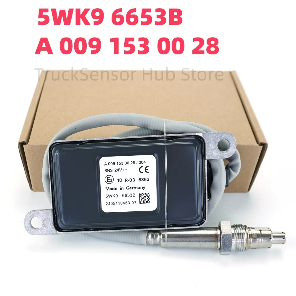 

A0091530028/ 004 5WK9 6653B High Quality Nitrogen Oxide Sensor For Mercedes-Benz Actros MP4 EURO6 Truck 24V 0091530028 5WK96653B