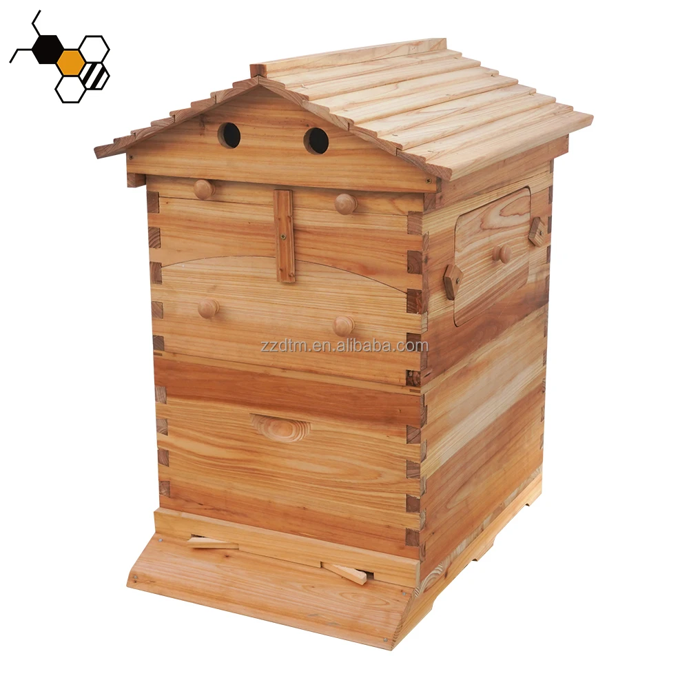 

2026 High-Quality Eco-Friendly Wooden BeehivesAutomatic Wooden Bee Hive House, Honey Bee House Automatic, Beekeeping Equipment A