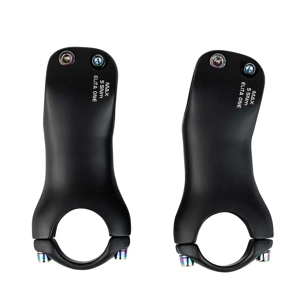 Bicycle Carbon Stem 31.8mm MTB/ Road Bike Stems 6/17 Degree Positive/Negative Suitable for carbon fiber handlebars