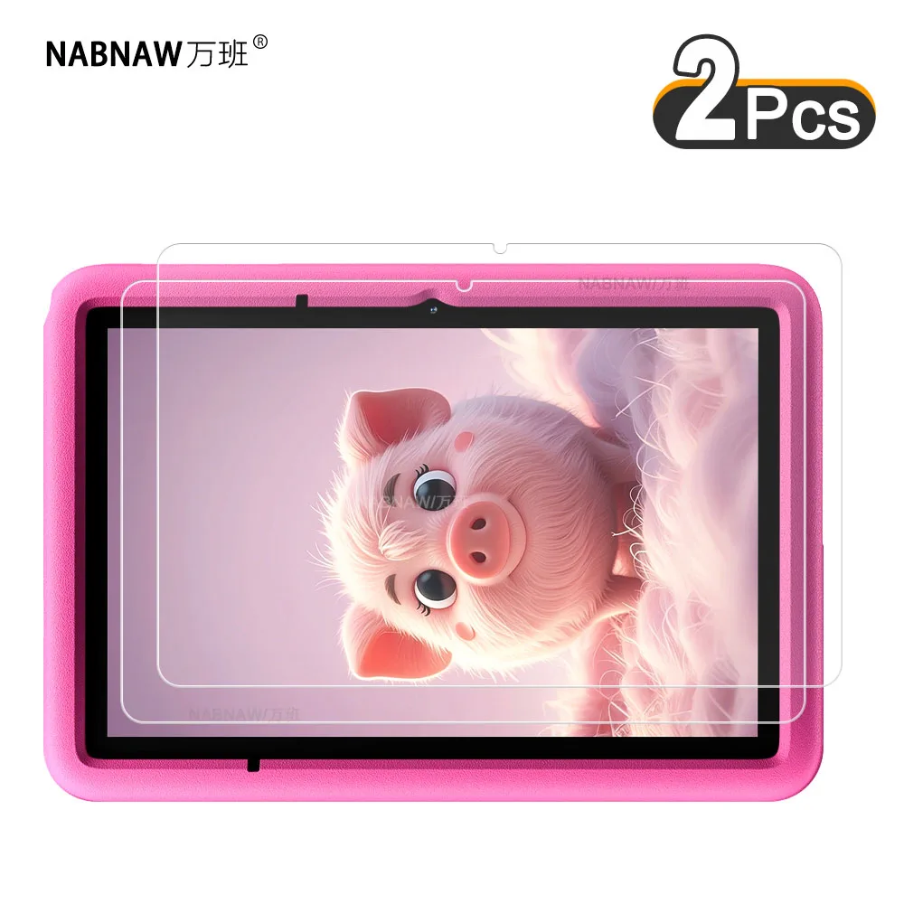 2 Pieces Ultra Clear Scratch Proof Screen Protector Tempered Glass For Blackview Tab A6 Kids 10.1 inch Display Screen Film