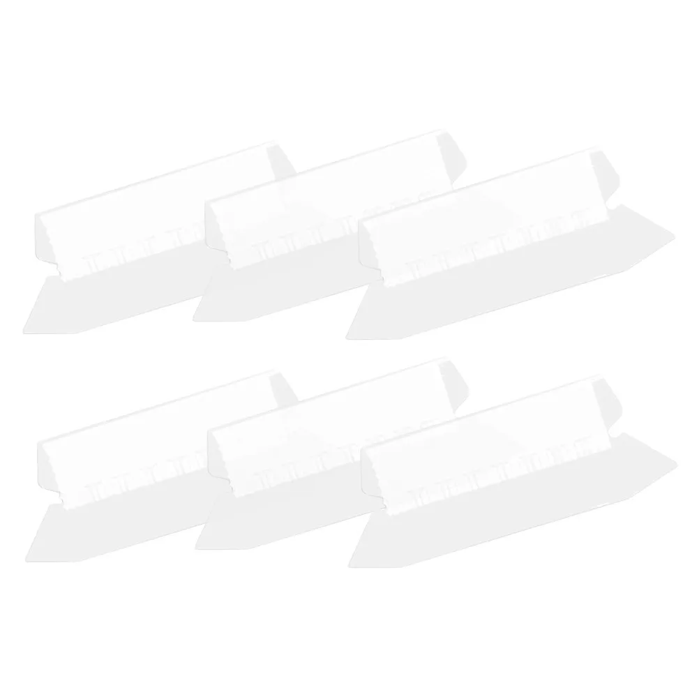 

25 шт. пластиковых этикеток-заголовков для папок с гладкими краями для быстрой идентификации, для организации офиса, подвесные этикетки для файлов, многоразовые