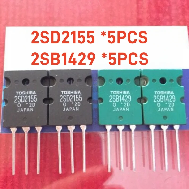 2pairs/4pcs 100% new original genuine (2pcs 2SD2155+2pcs 2SB1429) 2SD2155 2SB1429 pairing tube