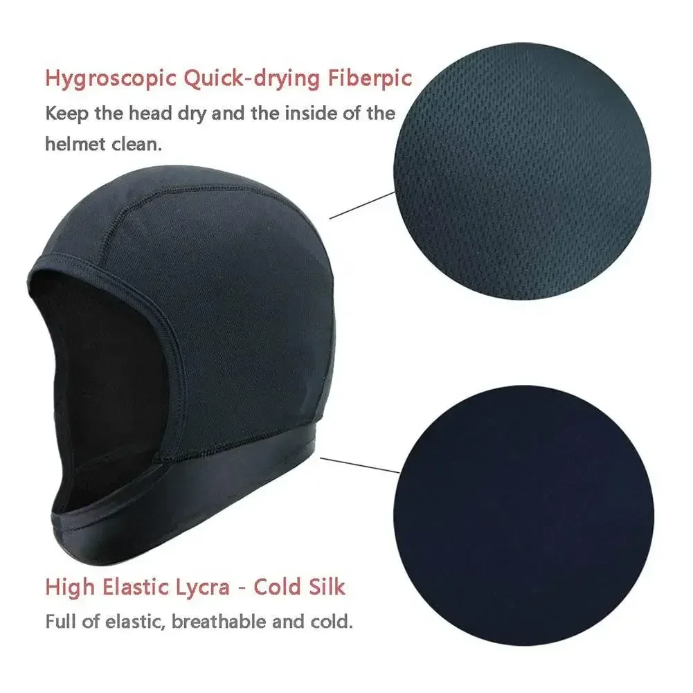 Motorcycle Helmet Inner Cap Quick Dry Summer Breathable Hat Bicycle Racing Cap Under Helmet Beanie Cap For Men And Women