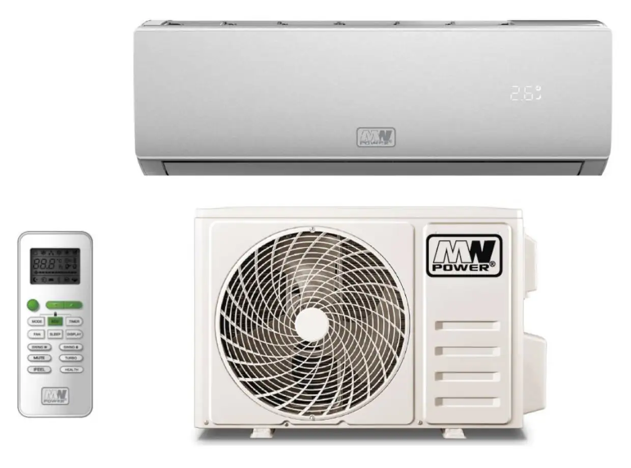 Alfa 09K Wifi V1: Split Wall Airconditioner, R32, Ingebouwde Wifi, 9000b...