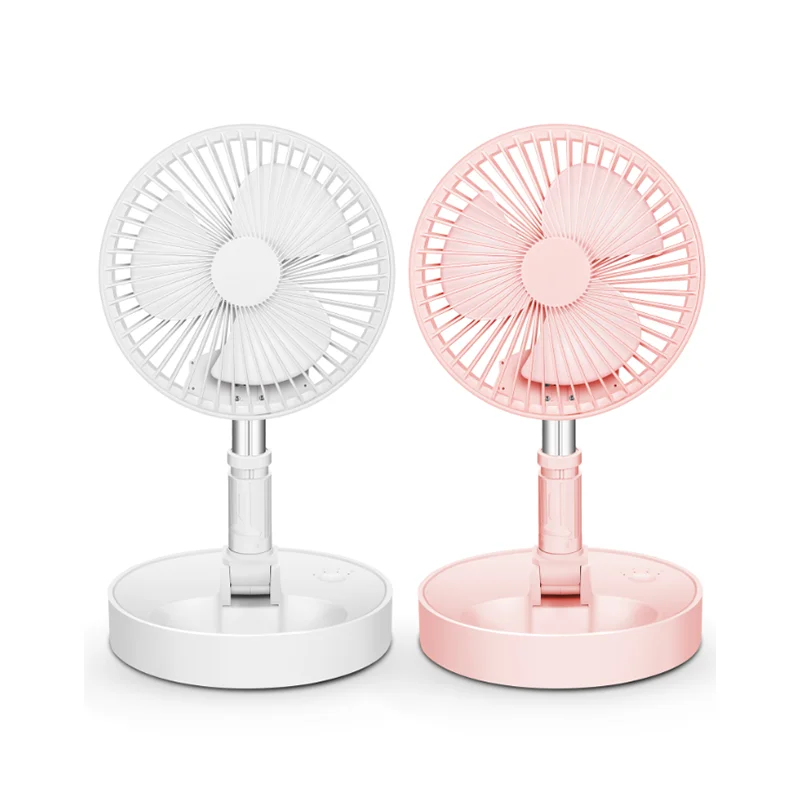 Retractable Fan USB Charging Folding Portable Mini Electric Fan Dormitory Outdoor Cooling Appliances Adjustable Home Fans