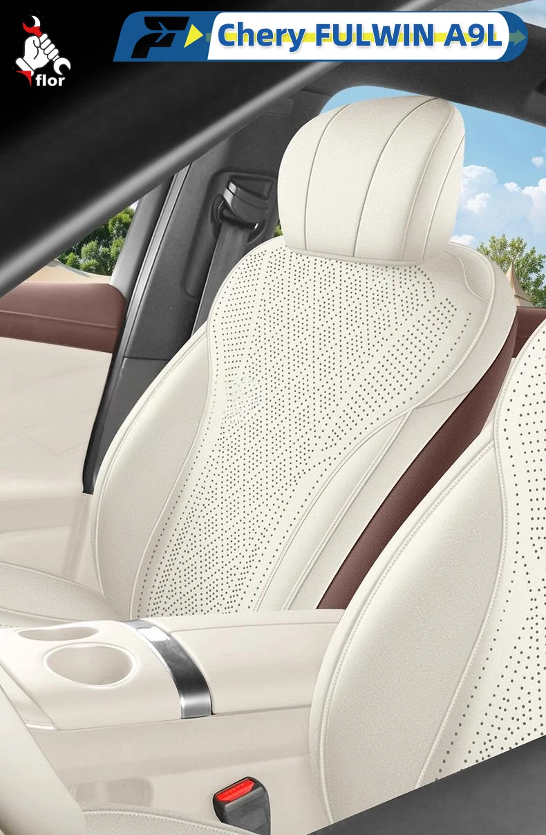 Left-Drive Car Seat Cover For Chery FULWIN A9L 2026 Custom Fit Seat Cover Full-Surround Seat Cushion Seat Protection Cover