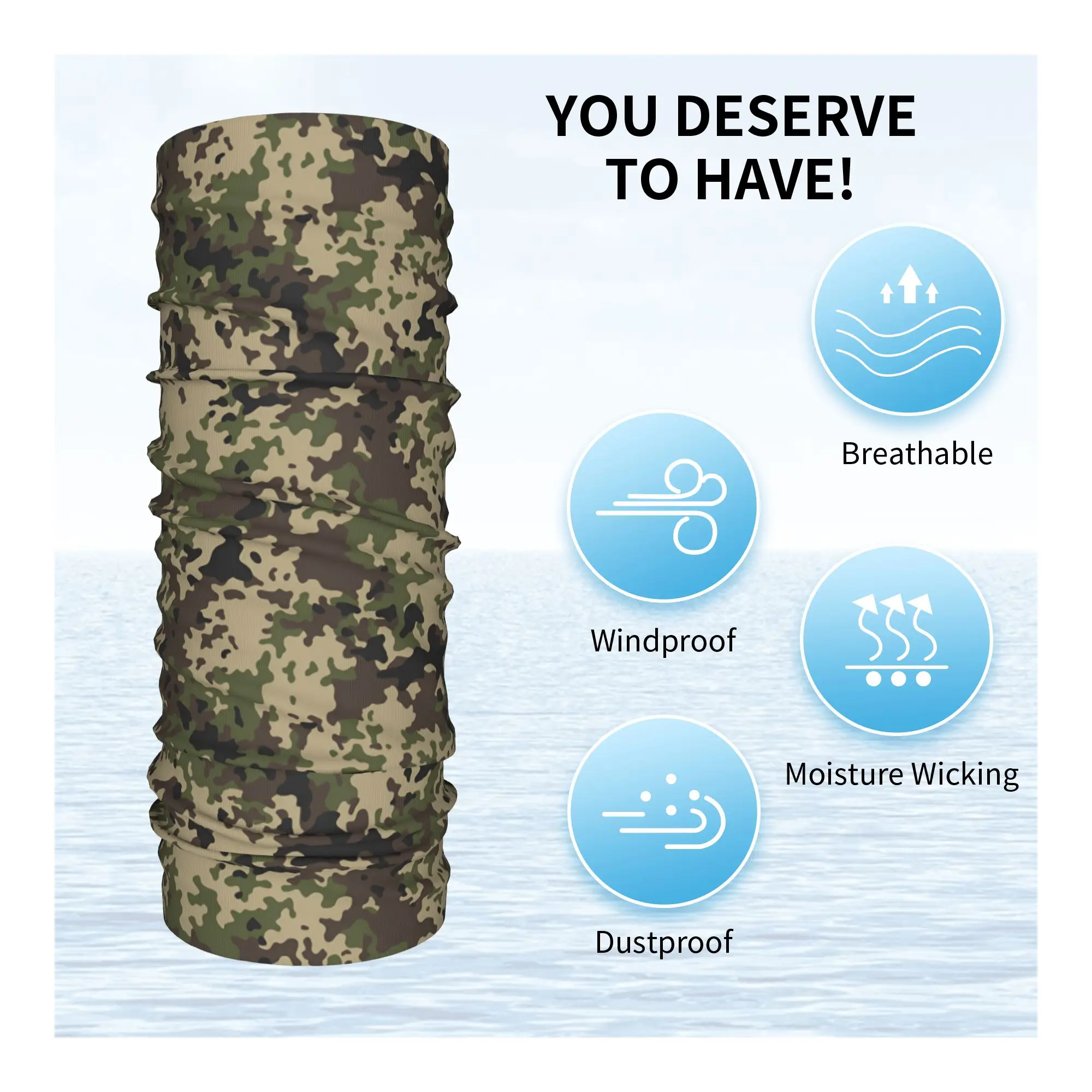 ผ้าพันคอคลุมศีรษะแบบคลาสสิค ลายพราง สำหรับฤดูหนาว ผู้ชาย ผู้หญิง เล่นสกี ปั่นจักรยาน ผ้าคลุมหน้า บาลาคลาวา ผ้าพันคอแบบหลอด ผ้าปิดหน้า