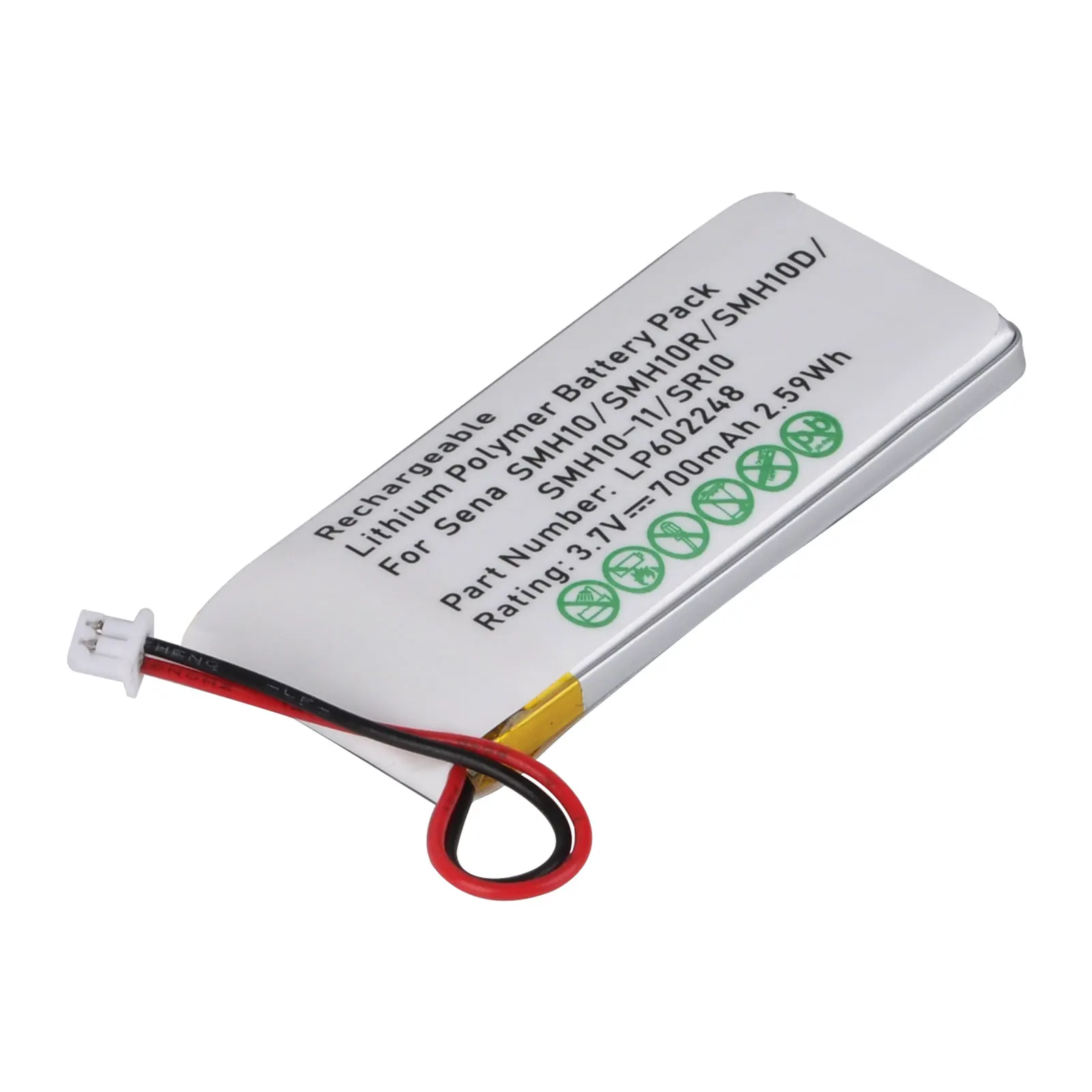 Battery for Sena SMH10 SMH10R SMH10D SMH10-11 SR10 Bluetooth Headset Battery