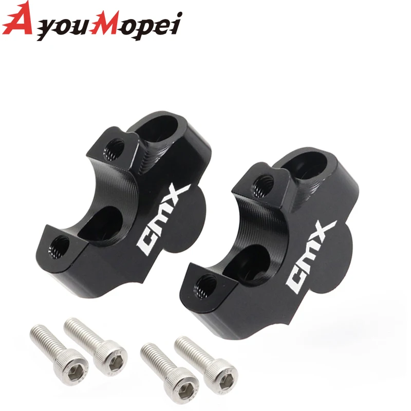 For Honda Rebel 500 300 1100 CMX500 CMX300 CMX1100 REBEL1100 Motorcycle Handlebar Riser Bar Mount Handle Clamp Height Increasing