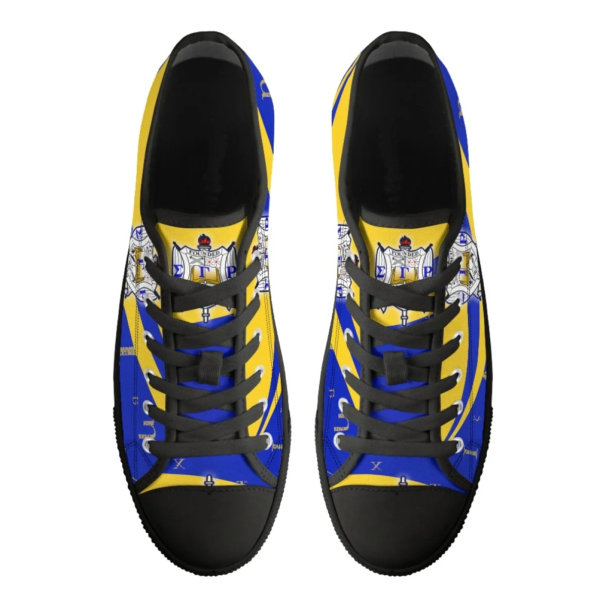 Sapatos de lona unissex com padrão Sigma Gamma Rho, tênis respirável para viagens ao ar livre, leve e clássico, Low Top, Brand Design, novo