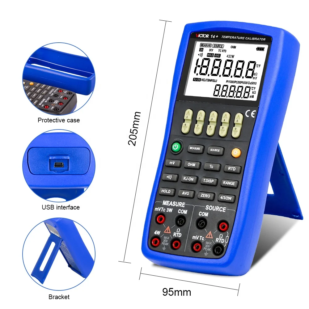 YITENSEN VICTOR 14+ Standard Precision Temperature Humidity Calibrator Chamber Multi-function calibrator Temperature source