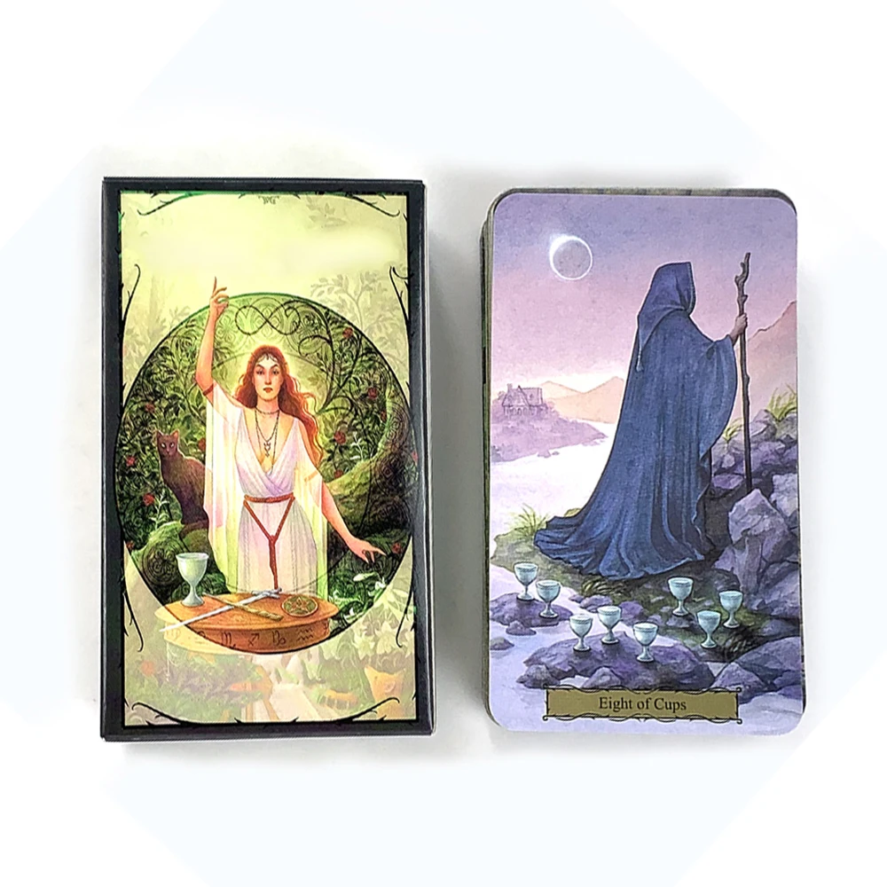 Tarot Cards A 78pcs Deck Oracle English Visions Prediction Divination Edition Borad Games, Holidays Game Family Gathering Games