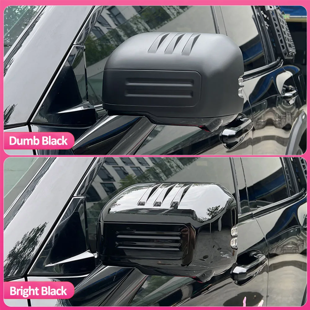 

2 Pcs For 2025 Chery Jetour T1 Rear View Mirror Cover Protective Shell Black Warrior Modification Product Rear View Mirror Cover