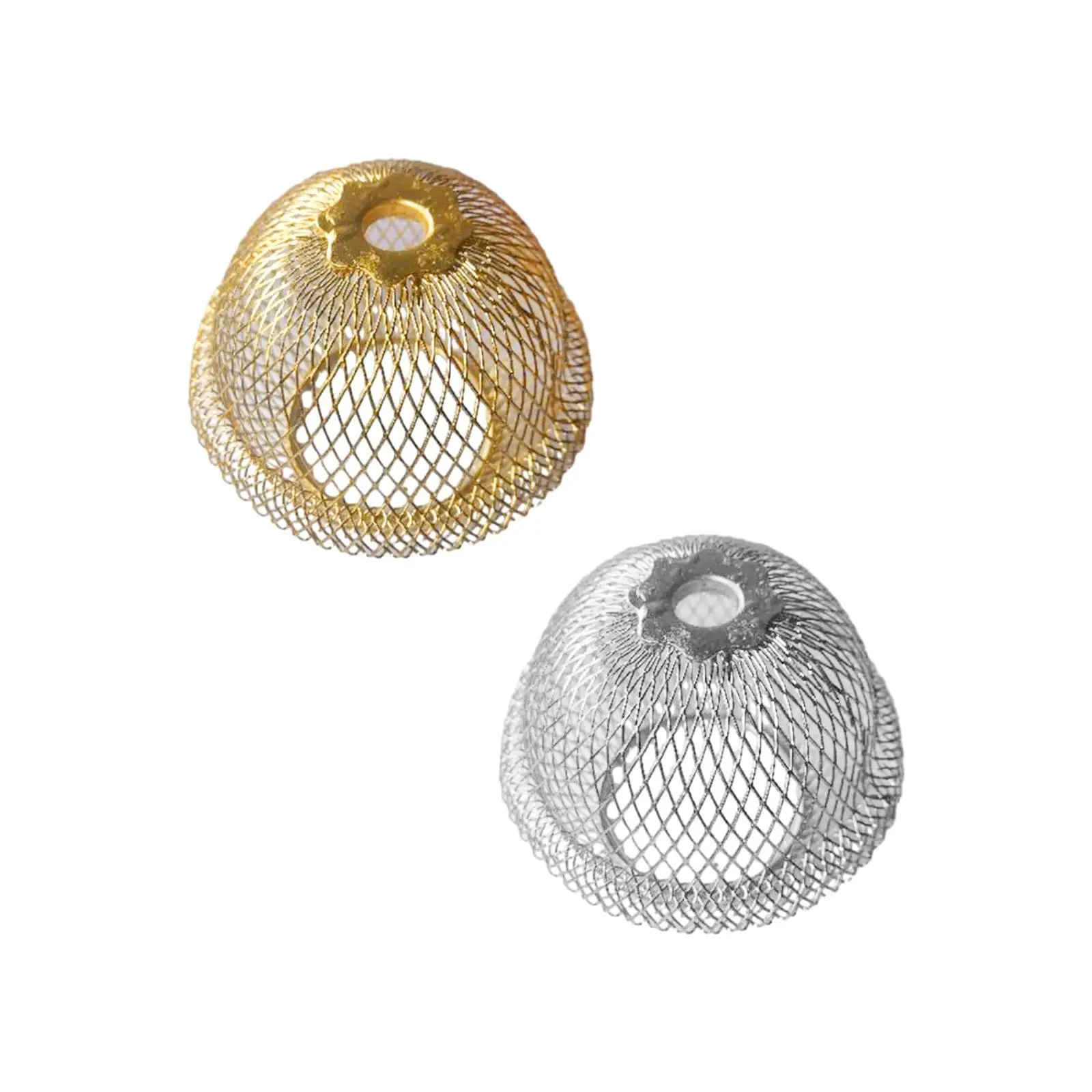 Iron Wire Lampshade Chandelier Light Cover Weave Modern Metal Cage Mesh Lamp