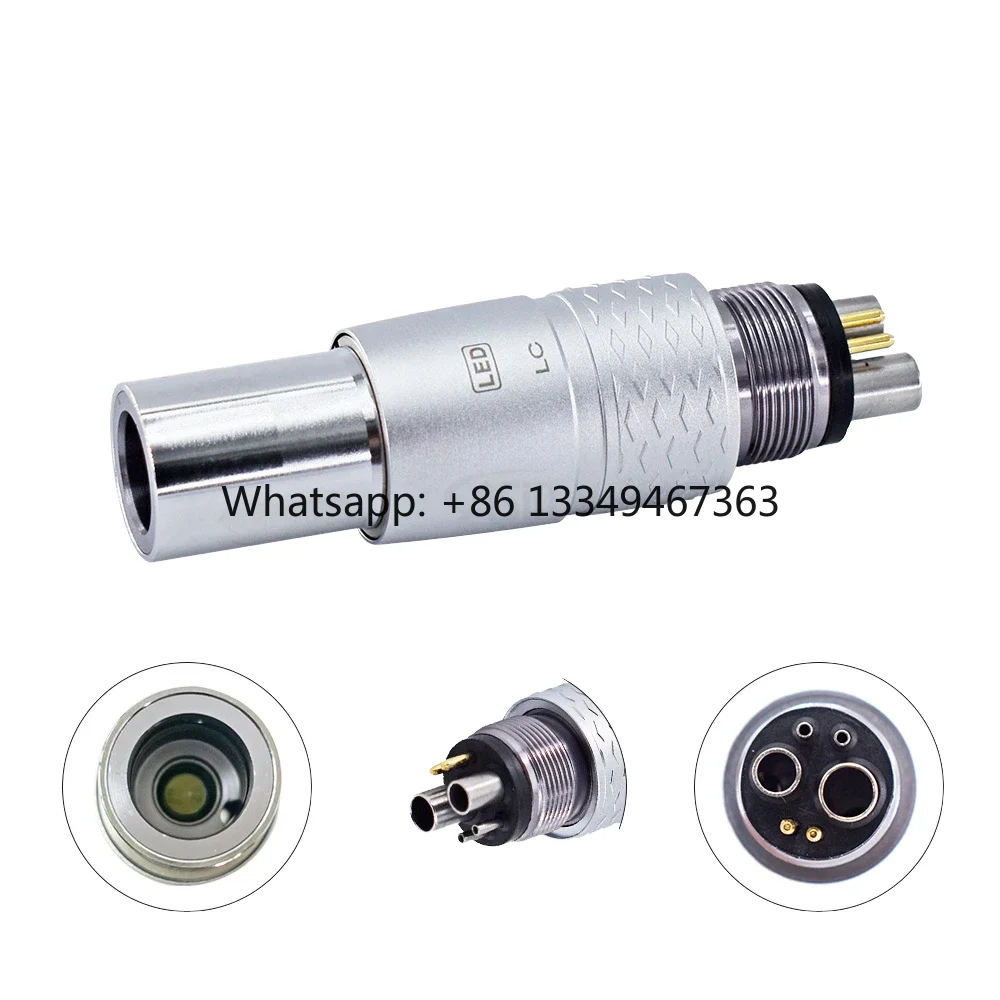 Фото Совместимый электрический оптоволоконный быстроразъемный соединитель N-типа с 6 отверстиями, металлическая муфта для турбин NS* Machlite/Phatelus