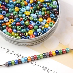 4mm PRECIOSA Charms Oil Czech Glass Seed Beads Bracelet Beads for Jewelry Making Jewellery Diy Handmade Handwork Bead Material