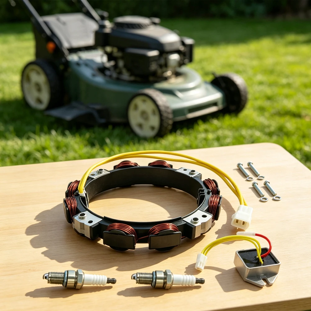 2Pin Stator Coil and Regulator Set Designed to Match Performance Requirements of 592830 and 696458 Equivalents