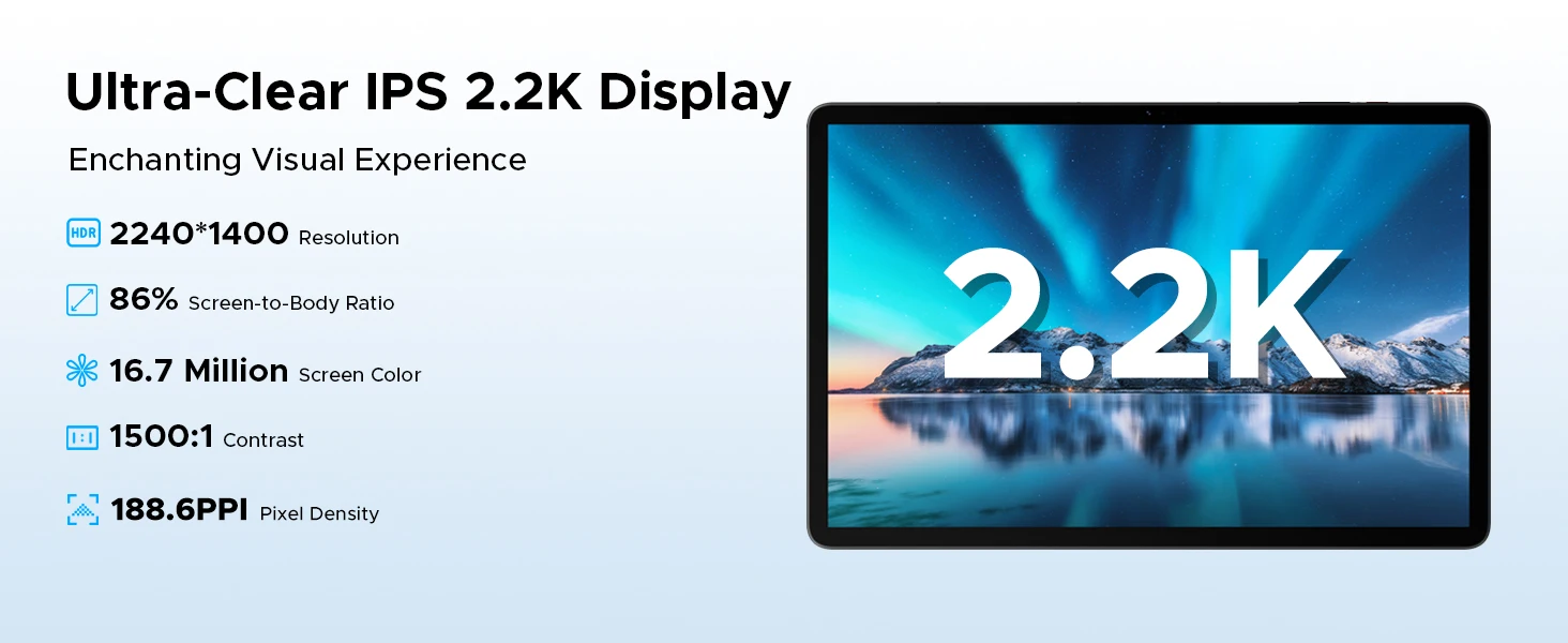 DOOGEE Tab E3 Max 2 in 1 Tablet PC Gemini AI Android 16 14'' 2.2K Display 48GB(8+40) RAM 256GB ROM 13500mAh Battery Smart Pads PC