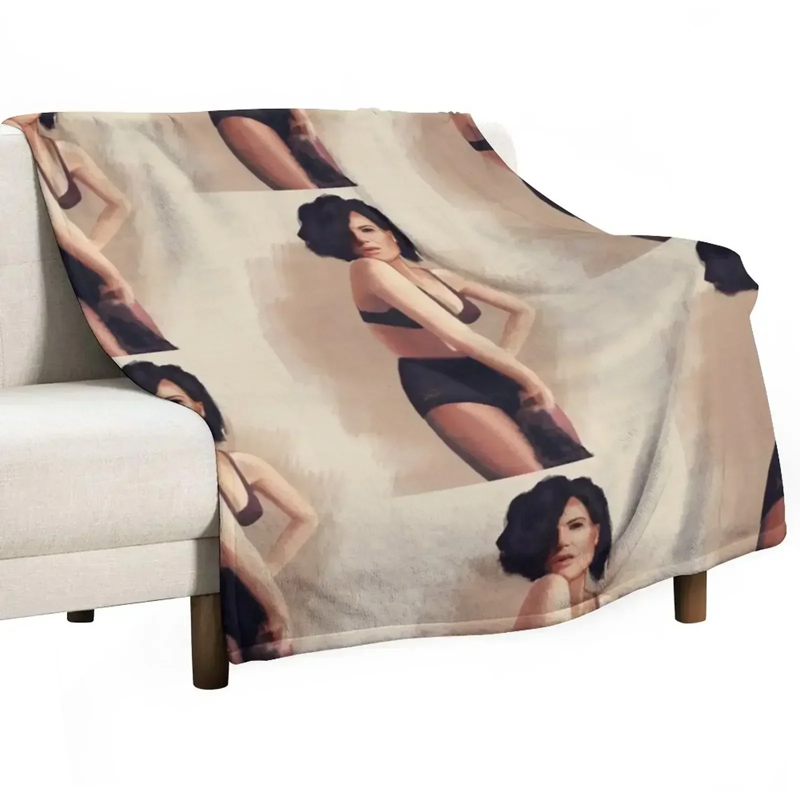 Lana Parrilla Throw Blanket Beautifuls Retros Soft Plush Plaid Blankets