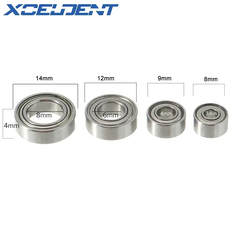 4pcs/set Dental Bearing 120L Handpieces Bearings for STRONG Korea 204/90 Micromotor 35,000RPM Low Speed Motor Handle