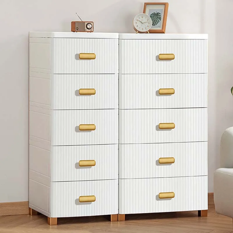 Plastic Elegant Chest Of Drawers Drawerd Storage White Modern Cabinets Bedroom Organization Mobiletto Soggiorno Home Furniture