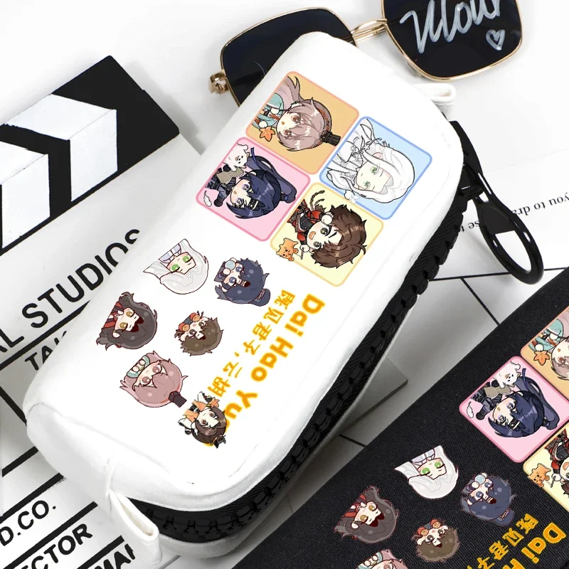 

Игра Ashes Of The Kingdom Косплей Sun Ce Furong Мультфильм Ткань Оксфорд Студенческая искусственная кожа Флип-ручка Сумка Пенал Канцелярские принадлежности