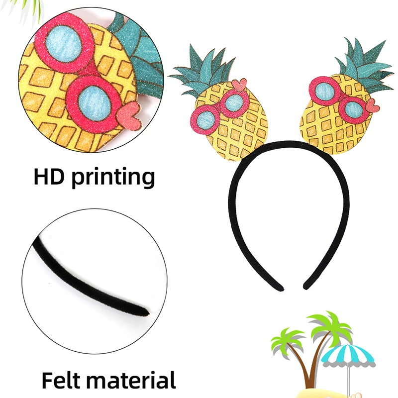 Hawaiian Party Headband Flamingo Summer Party Decorations For Home Tropical Luau Pool Beach Party Decoration Supplies