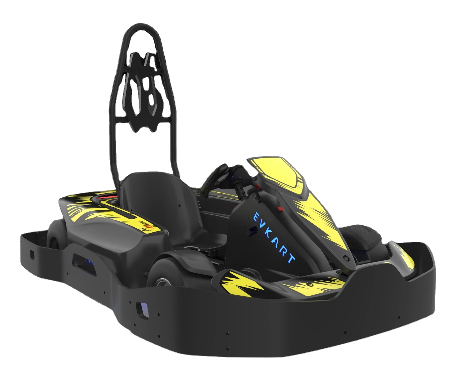 Go Kart Kit Outdoor Pedal Go Karting Car للأطفال والكبار، مرفق مقعد Go-karting يحافظ على آمنًا