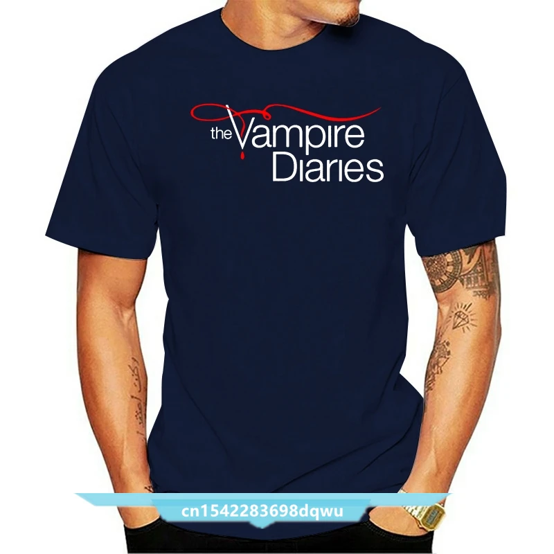 

QWYGHAGSJPQ Men S Drama Series Stefan The Vampire Diaries Top T Shirts Short Sleeve Crew Neck Cotton