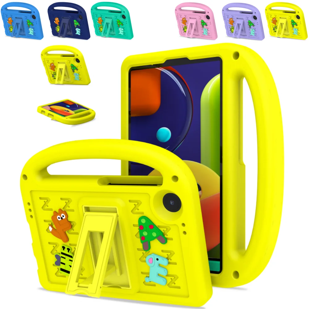 

Kids EVA Case for A11 8.7 inch SM-X130 SM-X135 2025 A7Lite 8.7" SM-T220 SM-T225 Cute Cartoon Letters Shockproof Tablet Cover