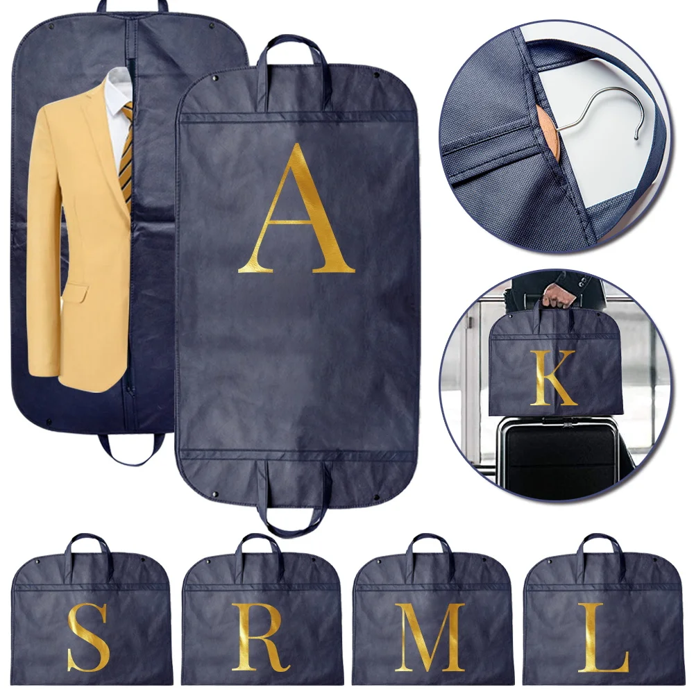 

Чехол для одежды на молнии, портативный, складной, для хранения, серия Letter