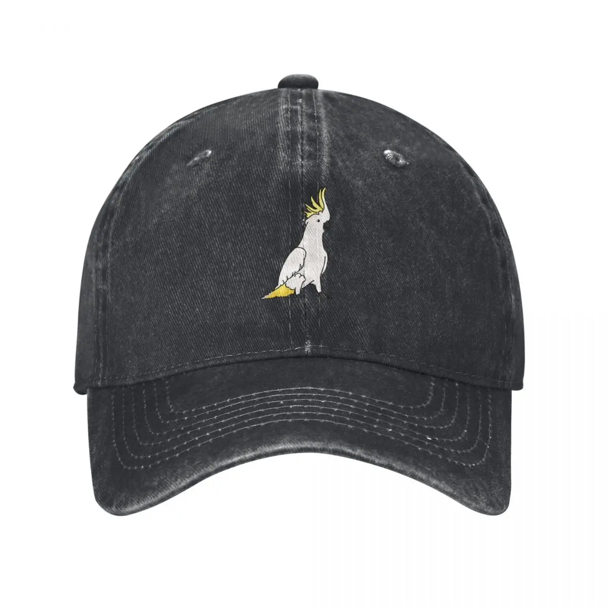 Sulphur Cockatoo Baseball Cap Uv Protection Solar Hat Trucker Hat Sun Hat For Children Elegant Women's Hats Men's