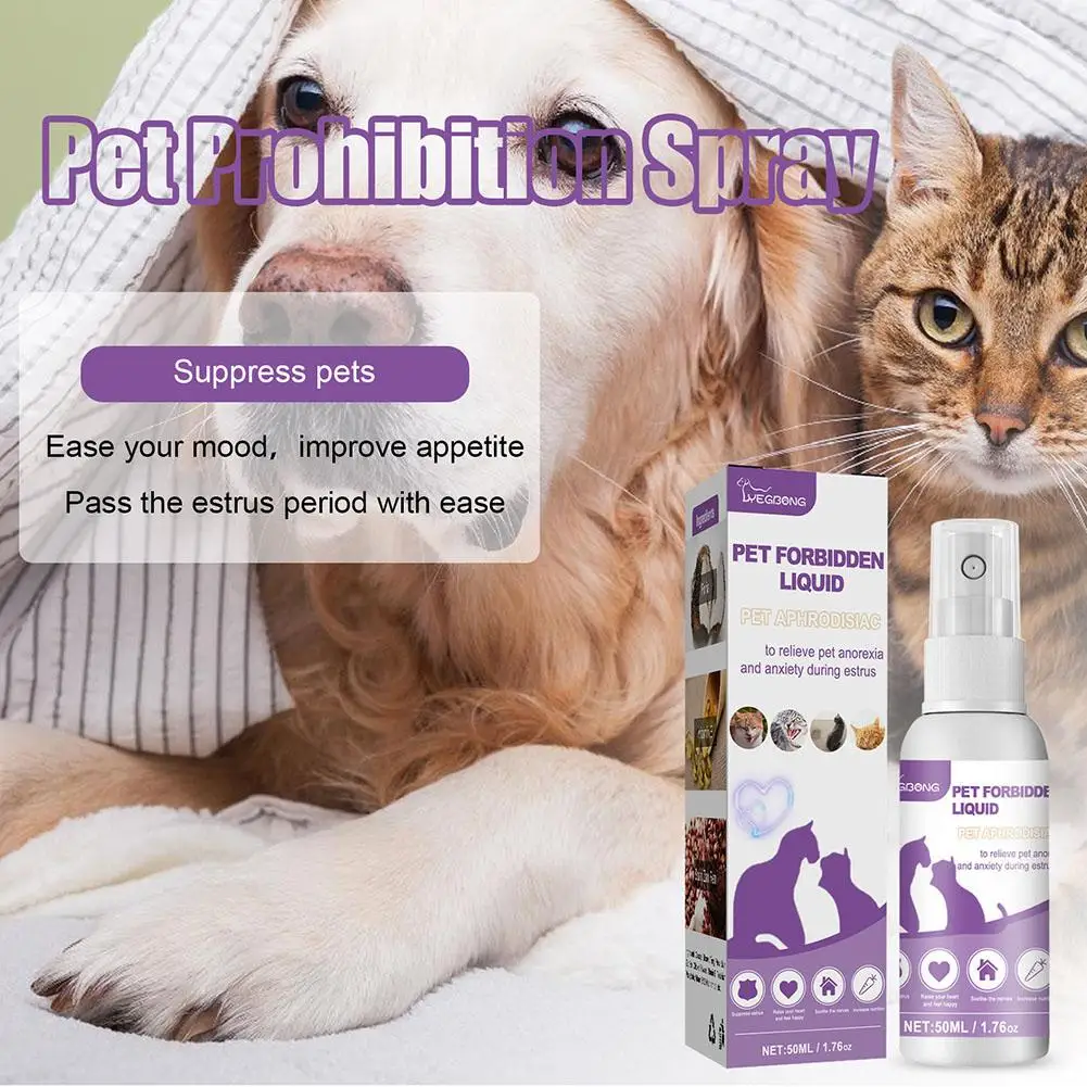 Pet Calming Spray Pet Supplies Pets Pheromone Calming Spray Improve Estrus Agitation Pet Anxiety Relief Spray Cat Dog