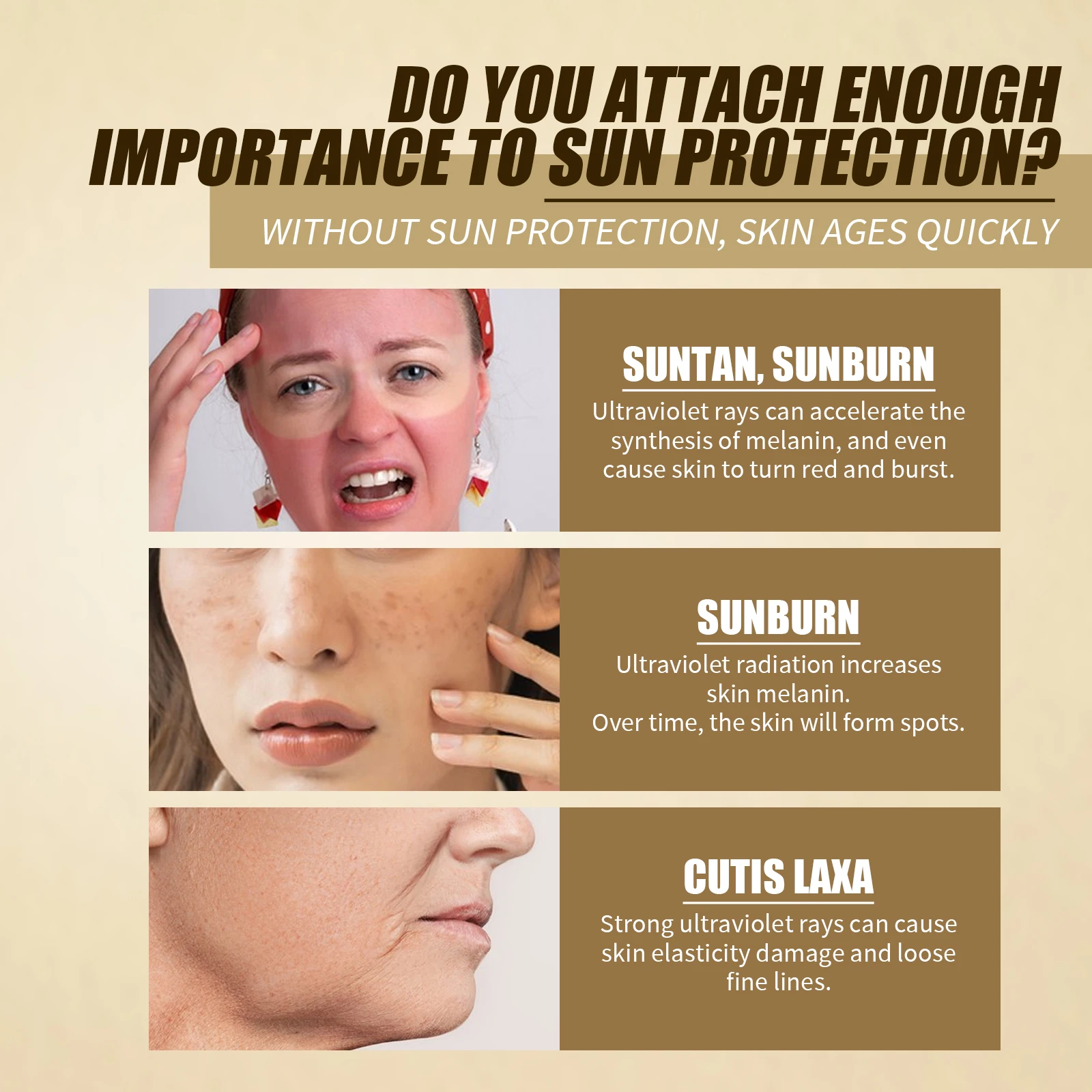 كريم الأرز الواقي من الشمس Spf 50+ عزل الأشعة فوق البنفسجية ترطيب دائم مقاوم للماء مقاوم للعرق التحكم في الزيت كريم منعش للشمس