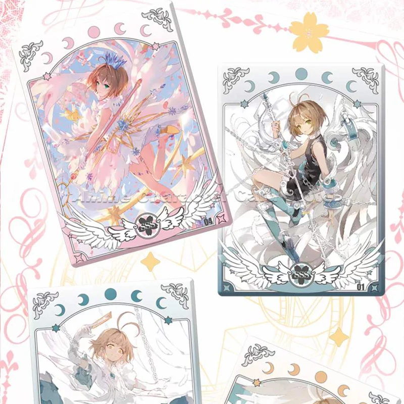 Cardcaptor Sakura Card Captor postać z anime ładna dziewczyna rzadki specjalny świąteczny prezent karty kolekcjonerskie prezenty dla dzieci